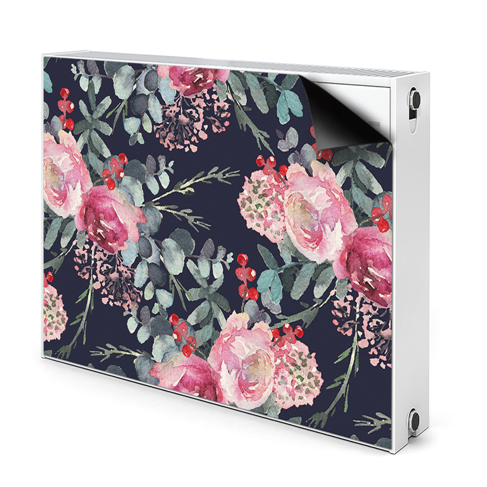 Décoration radiateur Fleurs et feuilles