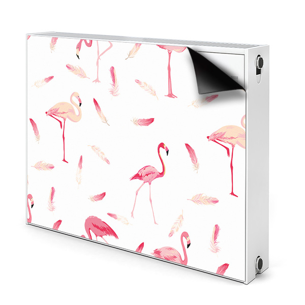 Décoration radiateur Troupeau de flamants roses
