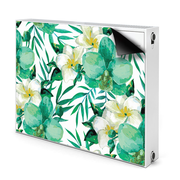 Décoration radiateur Fleurs au pastel