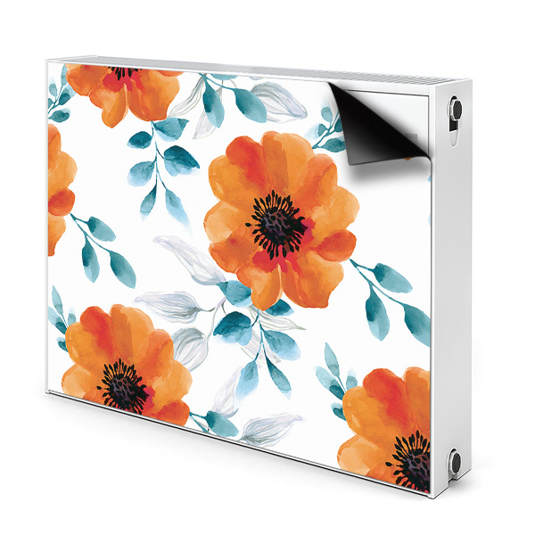 Déco cache radiateur Fleur d'oranger