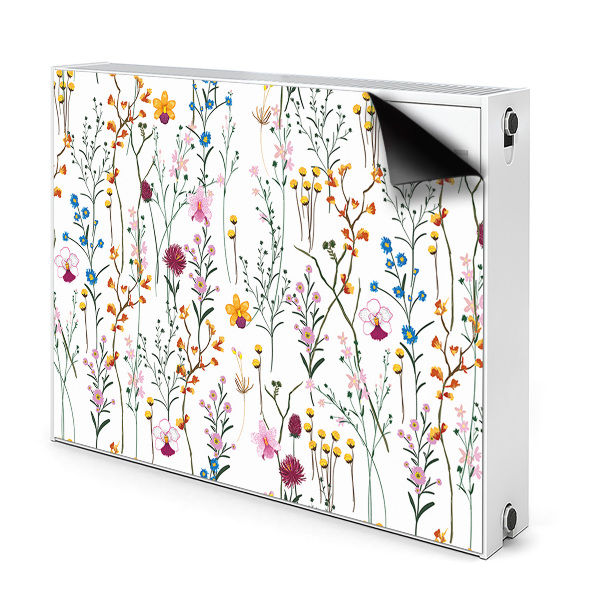 Cache radiateur aimanté Fleurs des champs