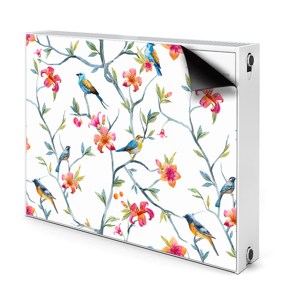 Décoration radiateur Oiseaux sur une branche