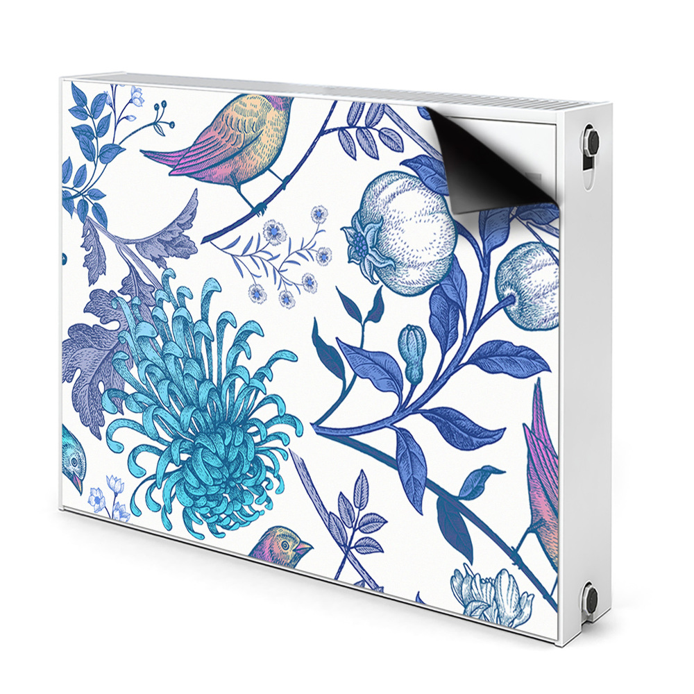 Cache radiateur aimanté Oiseaux de printemps