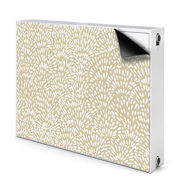 Cache radiateur aimanté Larmes de bohème beige