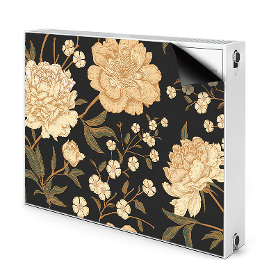 Décoration radiateur Pivoine blanche