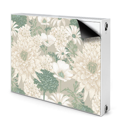 Déco cache radiateur Marguerites de printemps