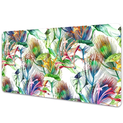 Protège bureau Fleurs en été