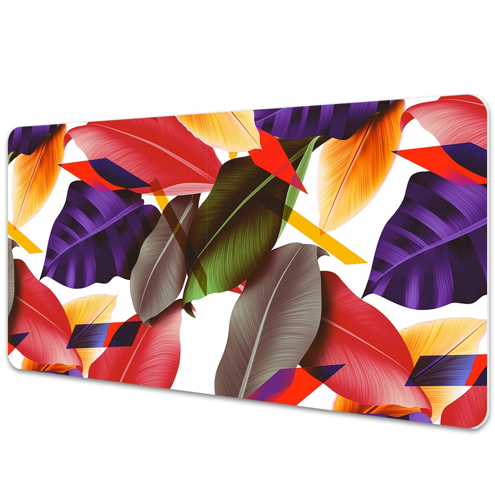 Protège bureau Feuilles multicolores