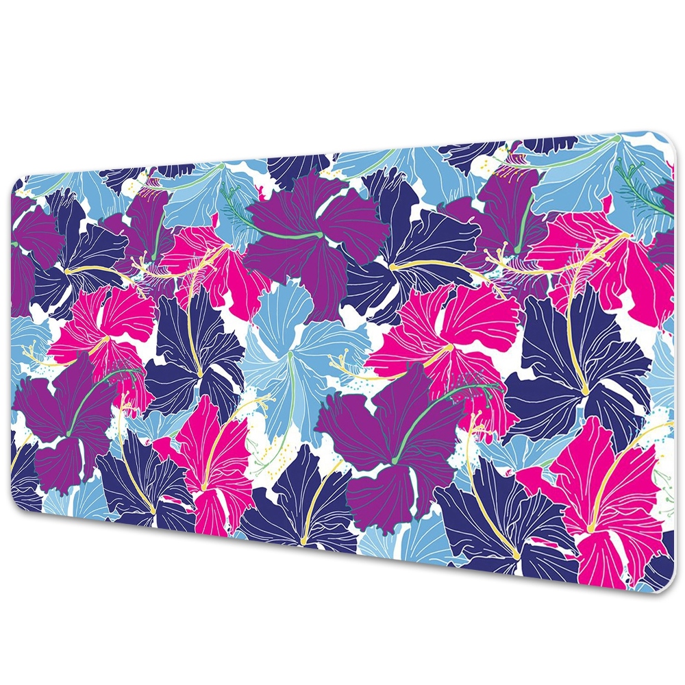 Sous-main bureau Hibiscus