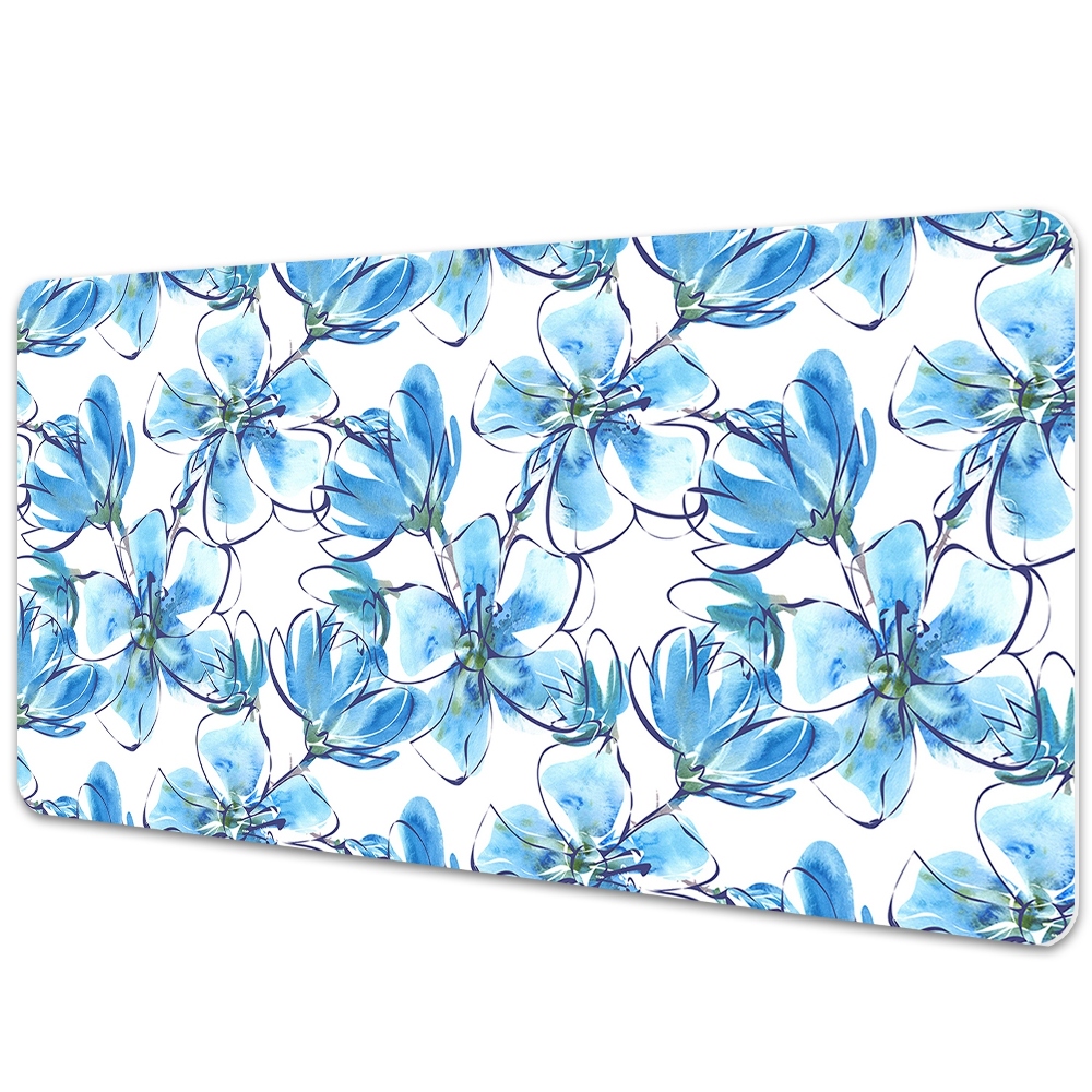 Protège bureau Aquarelle avec fleurs
