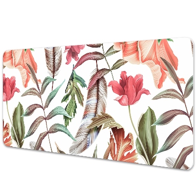 Sous main de bureau Plantes sur fond blanc