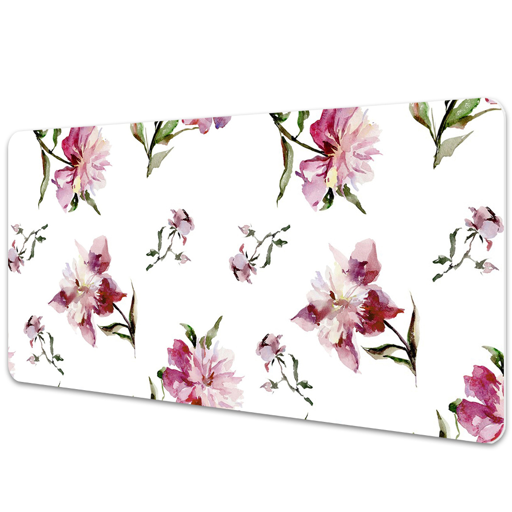 Sous main de bureau Fleurs de pivoine