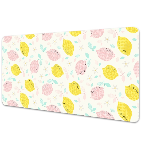 Tapis de bureau Citrons jaunes