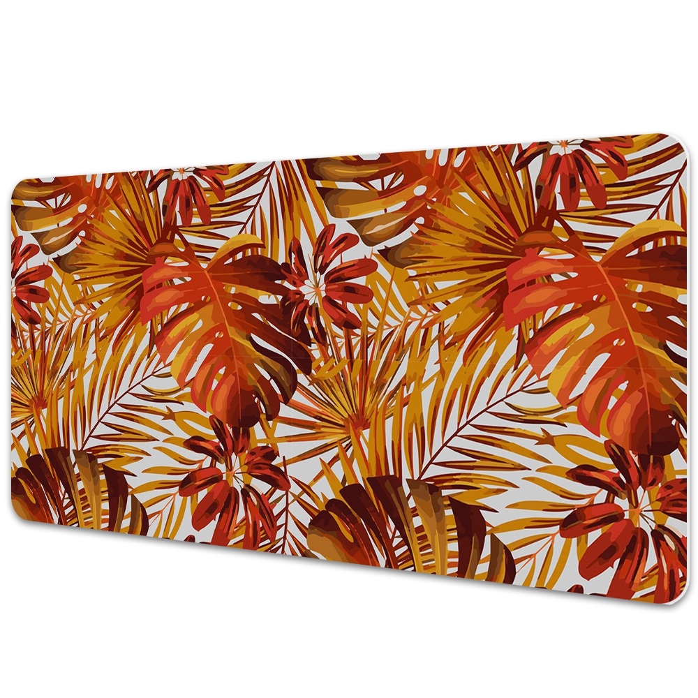 Tapis de bureau Monstera aux couleurs de l'automne