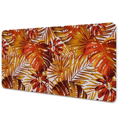Tapis de bureau Monstera aux couleurs de l'automne