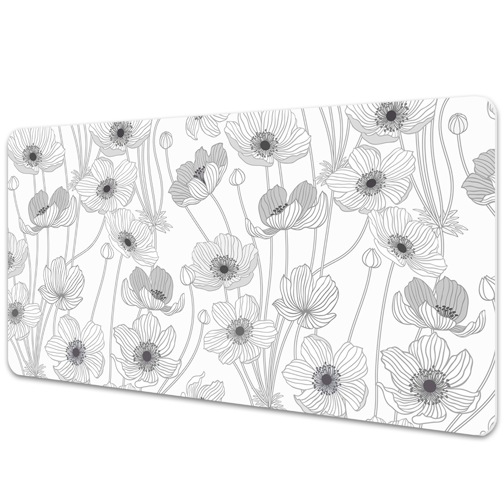 Tapis de bureau Coquelicots abstraits