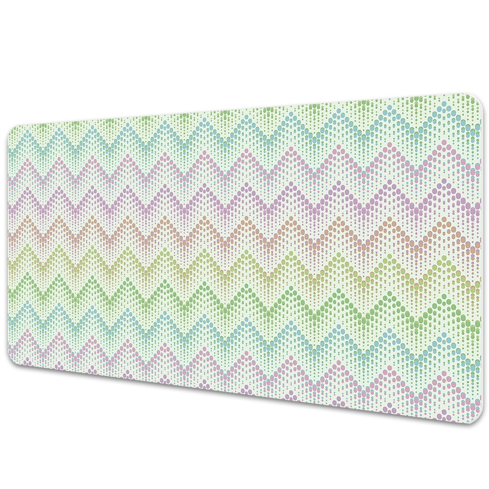 Protège bureau Points géométriques à chevrons