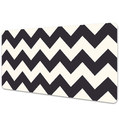Protège bureau Zigzags géométriques