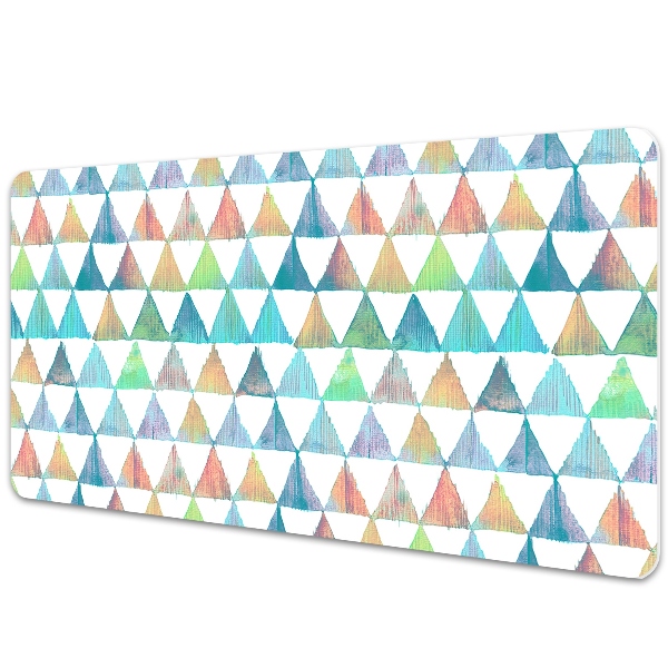 Protège bureau Triangles colorés