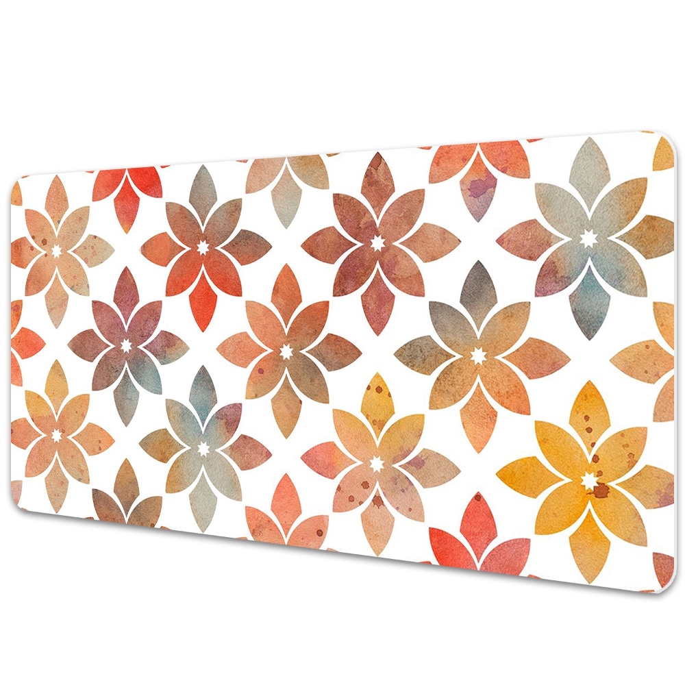 Sous main de bureau Motif géométrique floral