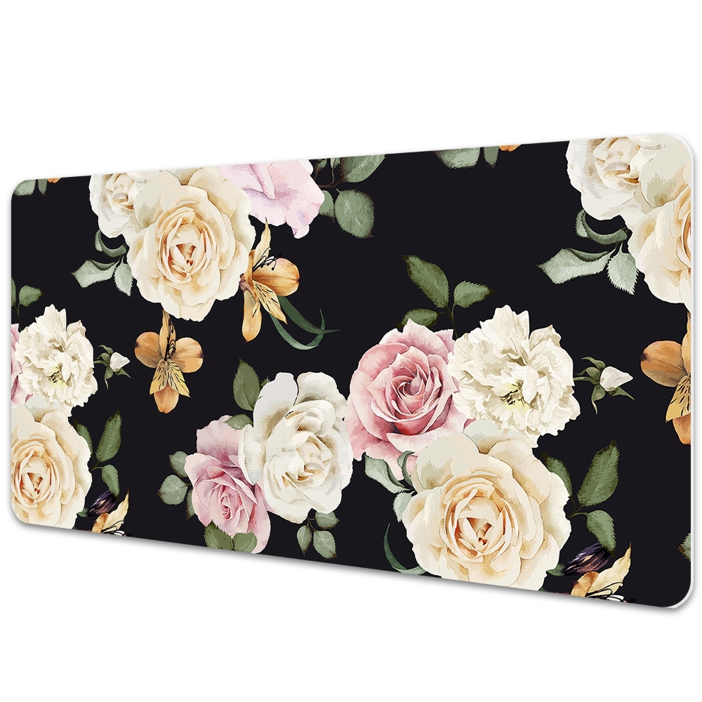 Sous main de bureau Roses vintage