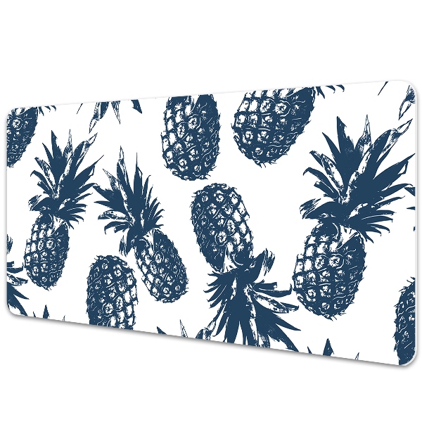 Protège bureau Ananas en gris