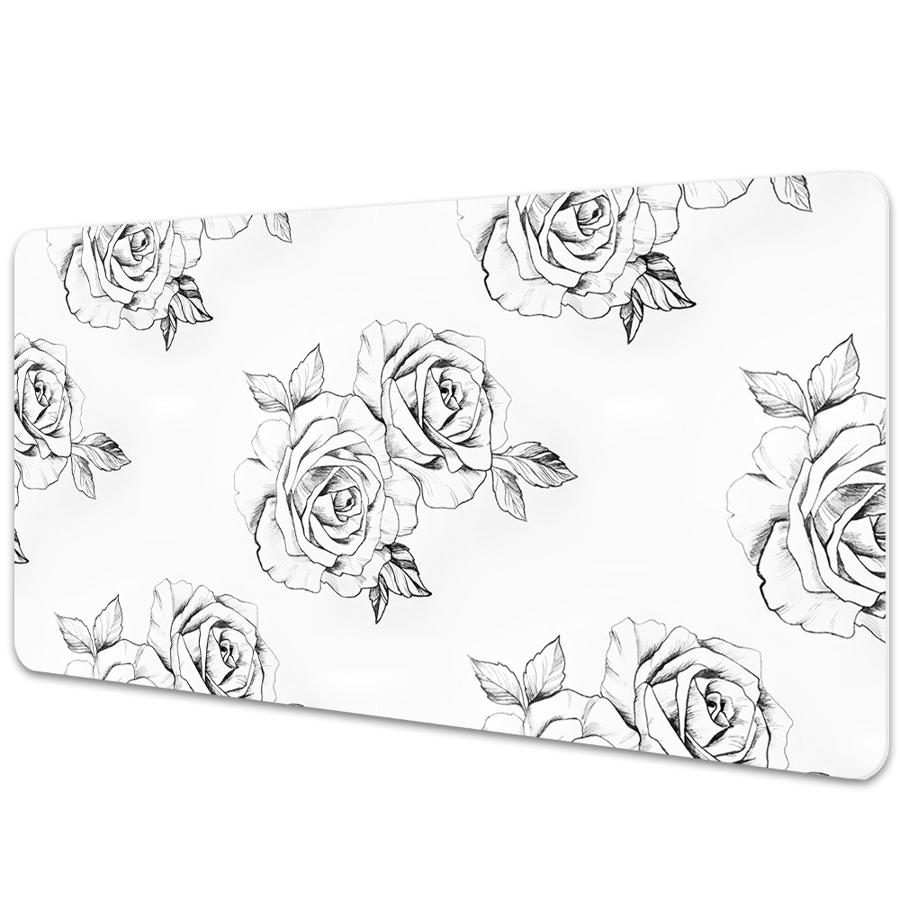 Protège bureau Fleurs de roses