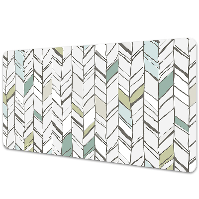 Protège bureau Chevrons boho