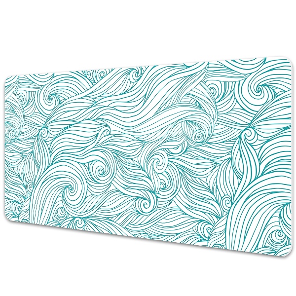 Tapis de bureau Vagues abstraites rétro