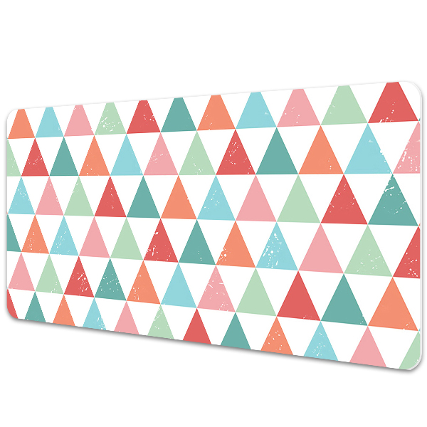 Protège bureau Triangles géométriques colorés