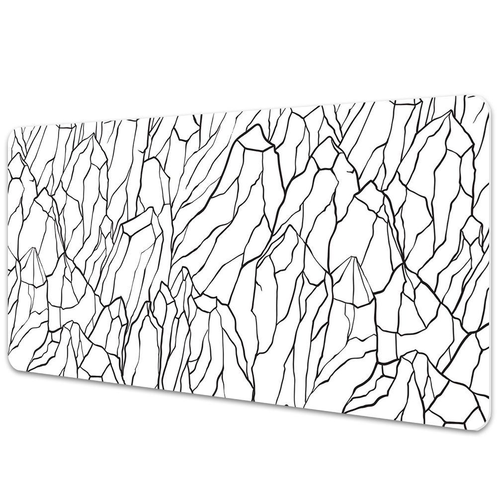 Tapis de bureau Montagnes esquissées