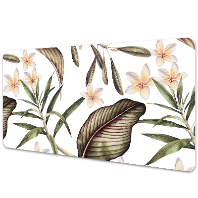 Tapis de bureau Fleurs avec feuilles