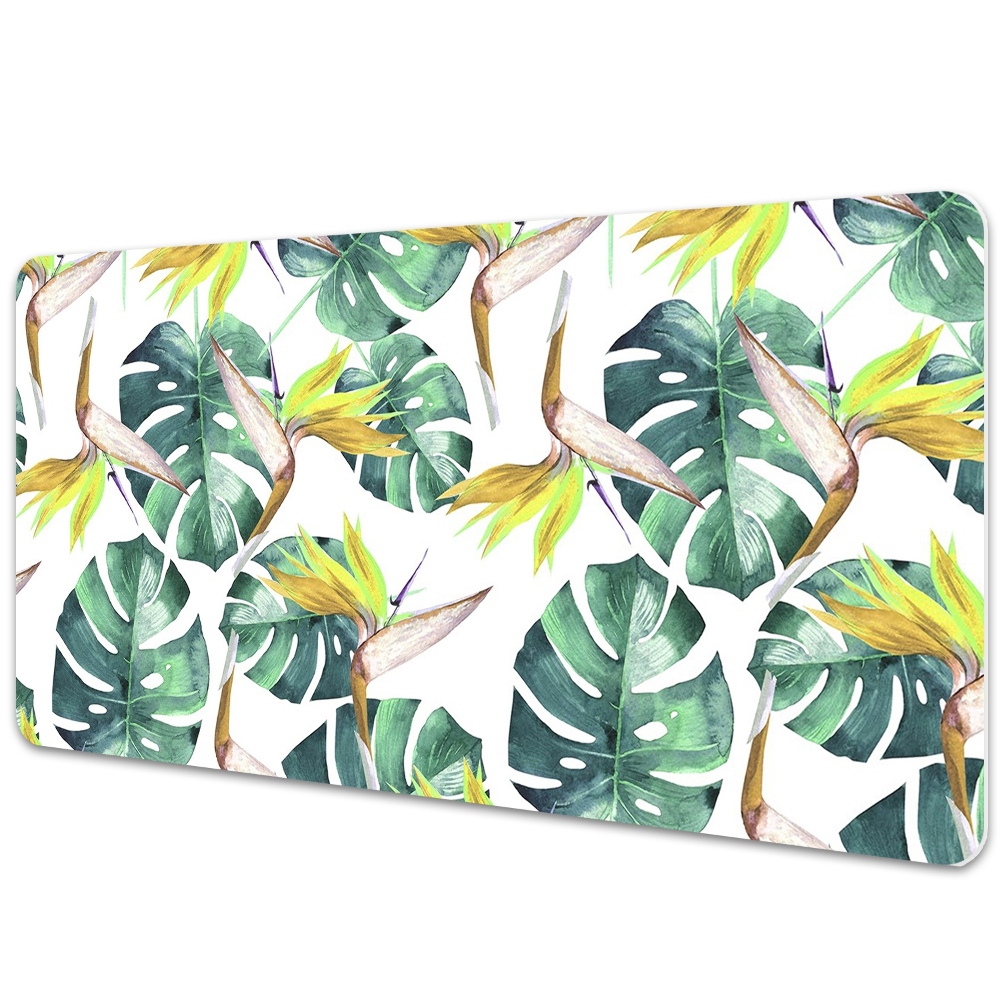 Sous main de bureau Feuilles de paradis