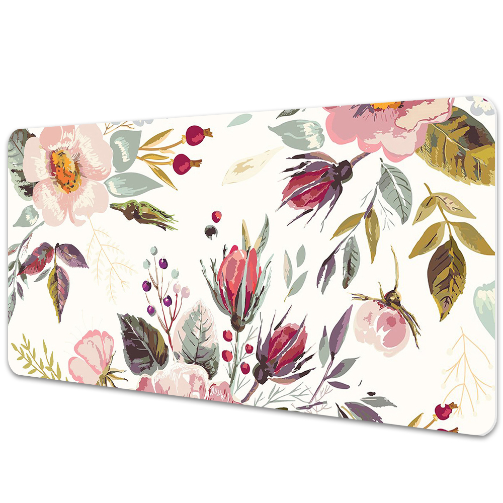Sous-main bureau Champ de fleurs