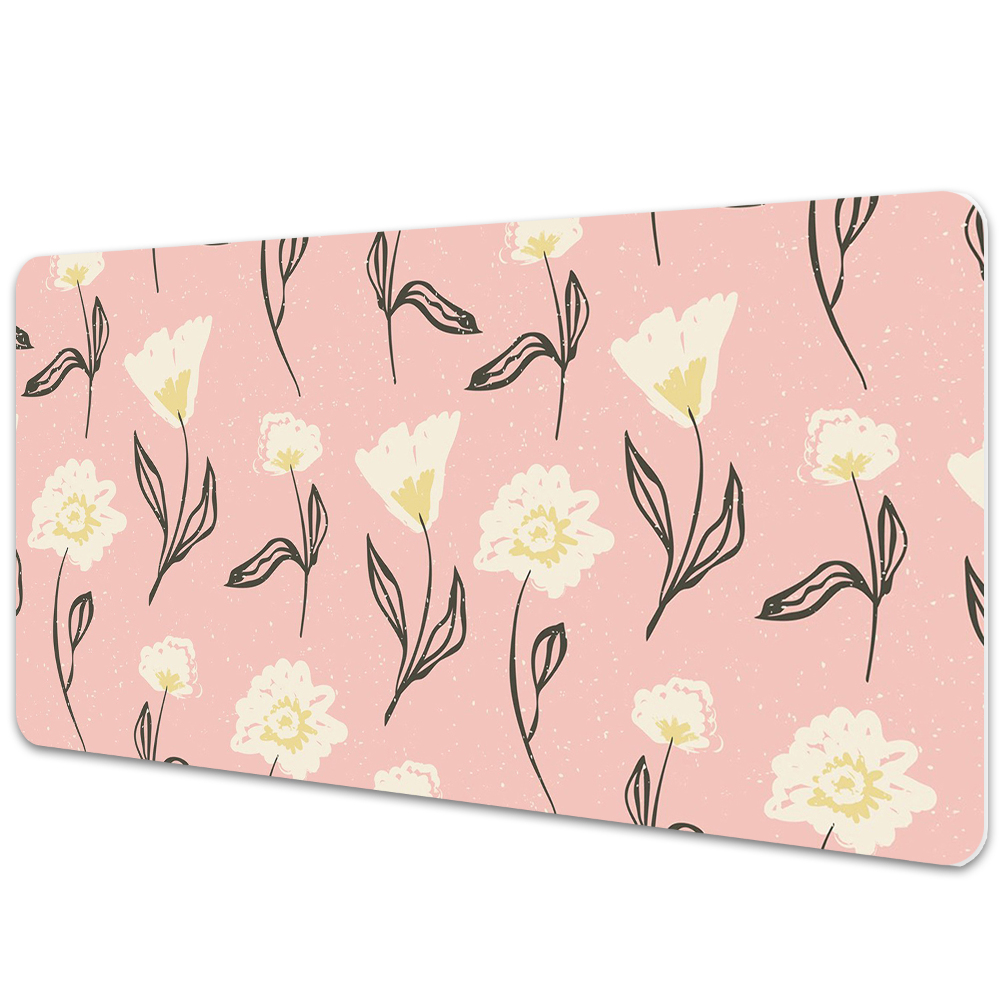 Sous-main bureau Fleurs élégantes