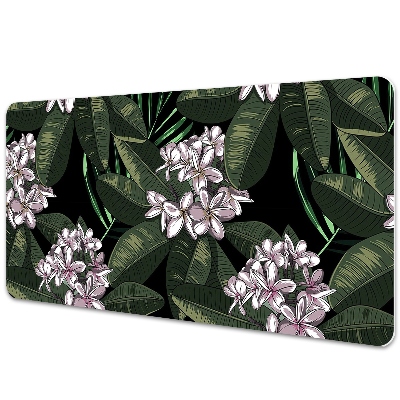 Protège bureau Fleurs d'une île tropicale
