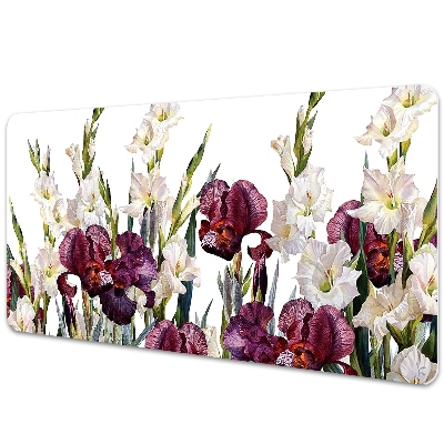 Protège bureau Orchidées violettes