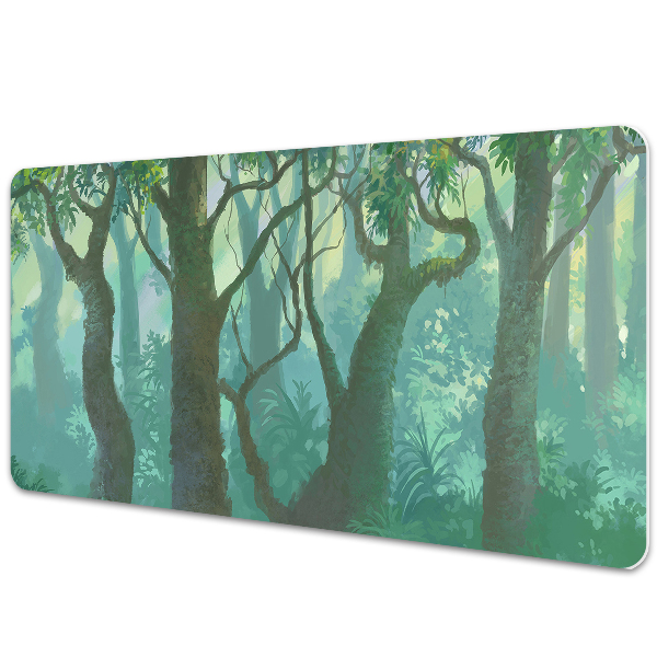 Tapis de bureau Paysage de forêt sombre