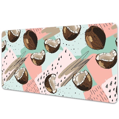 Tapis de bureau Noix de coco tropicale
