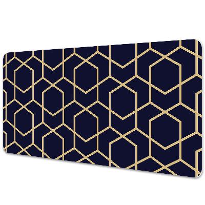 Tapis de bureau Cubes géométriques foncés