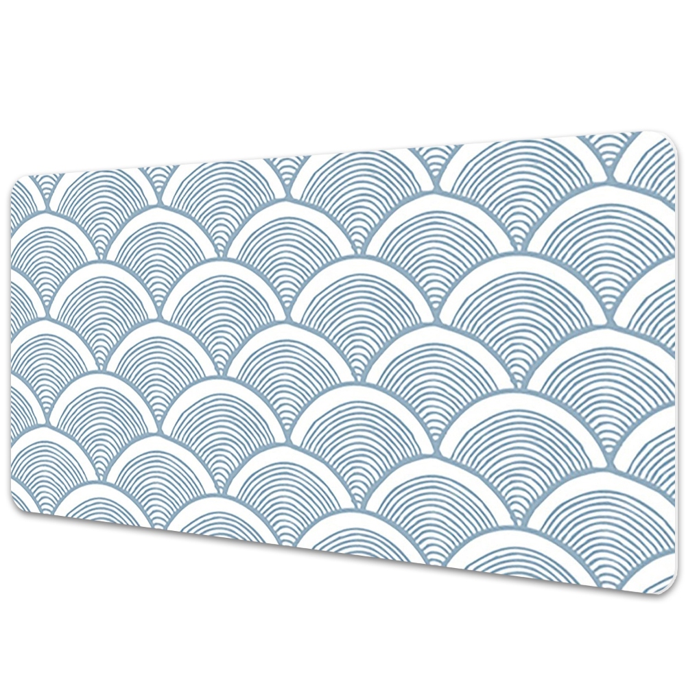 Protège bureau Motif d'écailles de poisson