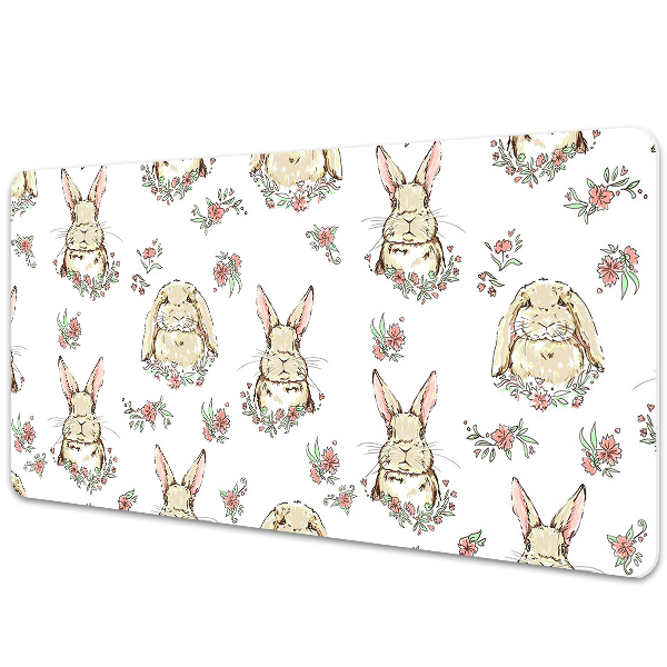 Tapis de bureau Petits lapins