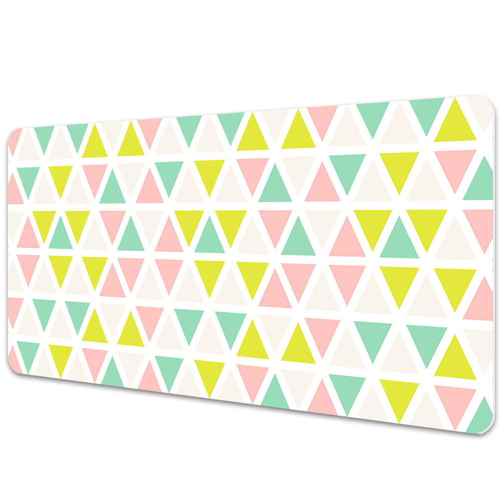 Sous-main bureau Triangles de différentes couleurs
