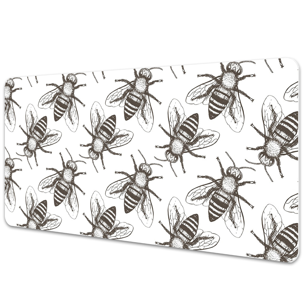 Sous main de bureau Motif d'abeilles