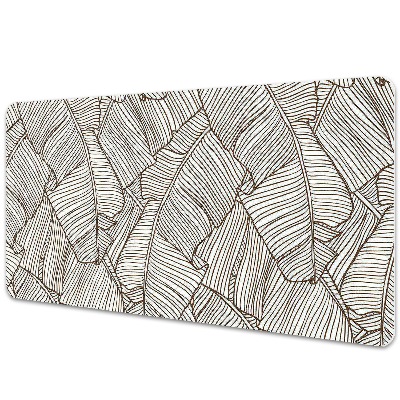 Protège bureau Squelette de feuille