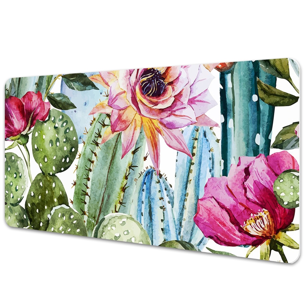 Tapis de bureau Cactus colorés