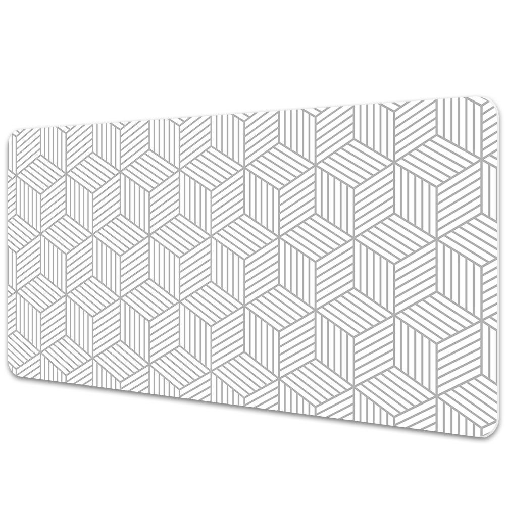 Tapis de bureau Cubes géométriques en 3D