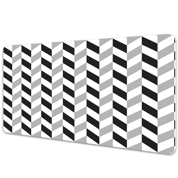 Sous main de bureau Motif géométrique à chevrons