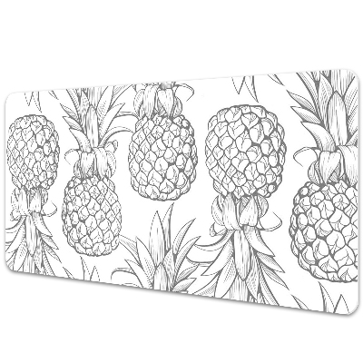 Sous main de bureau Motif d'ananas