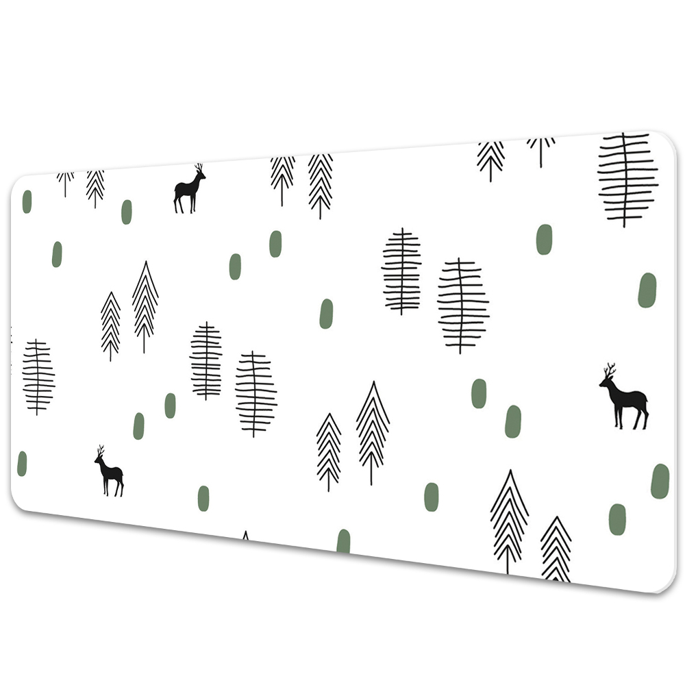 Sous-main bureau Forêt scandinave